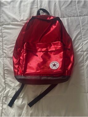 Converse Metallic Red All Star Backpack